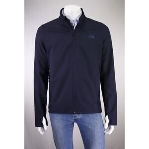 The North Face Mens Navy Blue Fleece Lined Soft Shell Jacket Medium